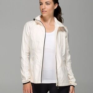 Lululemon ivory backpack it jacket